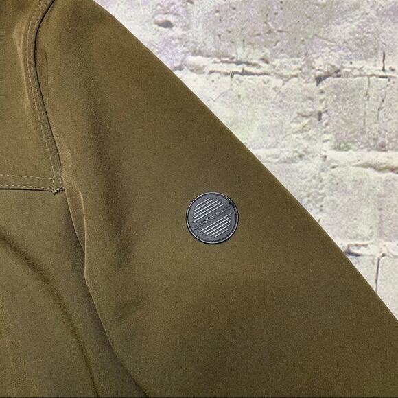 Andrew Marc Hooded, Water Repellent Jacket in Brown - Picture 4 of 11